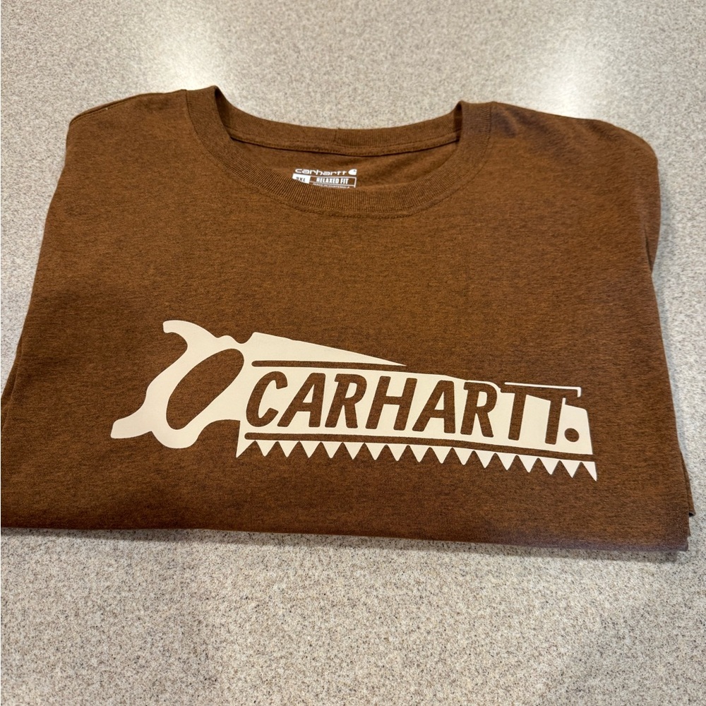 Carhartt 3x short sleeve camel brown T-shirt